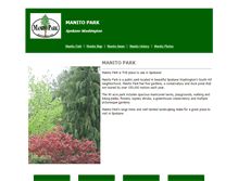 Tablet Screenshot of manitopark.org